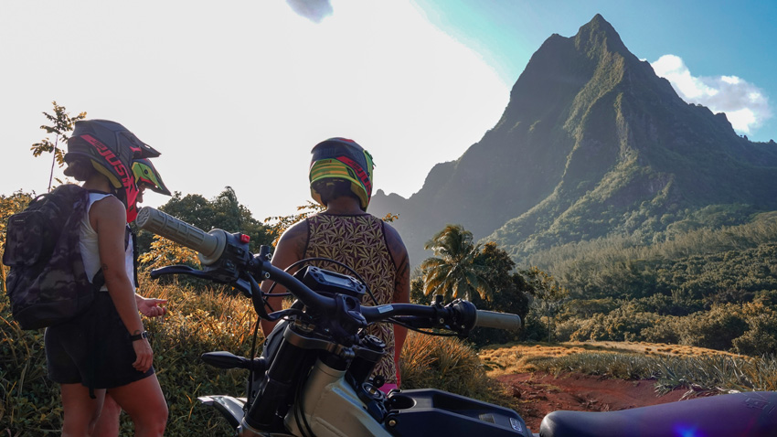 Ride Moorea discovery adventure exploration tours